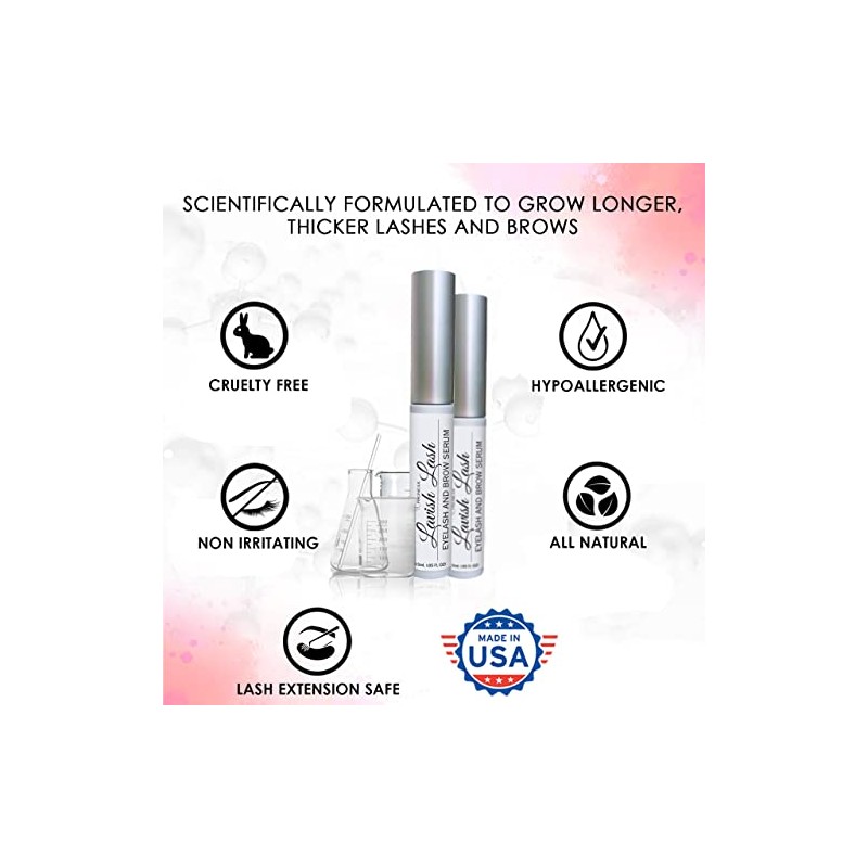 Hairgenics Lavish Lash €" Eyelash Growth Enhancer & Brow Serum