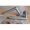 Lever Handle, 19mm Approved Bolt Through Lever Handle on Rose,