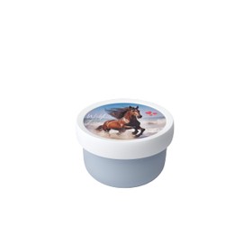 Mepal - Obstbox Campus - Snackbox für Kinder - Spülmaschinen- und mikrowellenfest - BPA-frei - 300 ml - Wild Horse