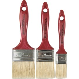 Connex COXB365100 Multi-Purpose Flat Brush, Red/Silver/Beige, Set of 3 Piece