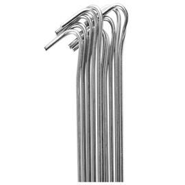 10 Or 50 x Metal Pegs Ground Tent Camping Anchor Hiking Tarpaulin Galvanised Gazebo Beach Steel Hooks Outdoors Travel UK FREE P&P (10 x METAL GROUND PEGS)
