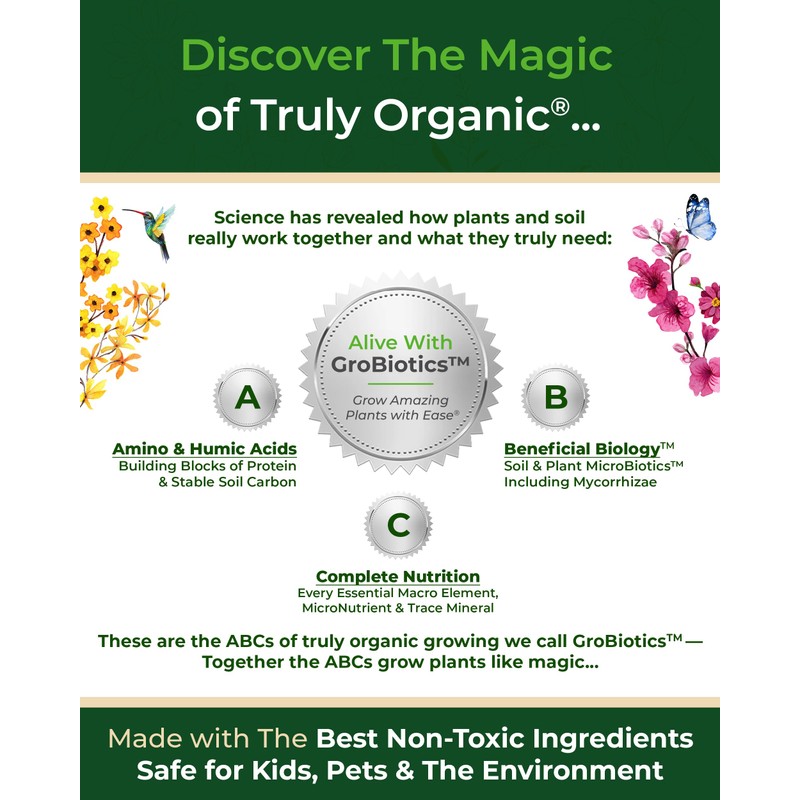 Organic Plant Magic - Truly Organic™ Slow Release Granular Fertilizer: