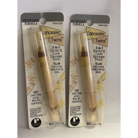 Physicians Formula Concealer Twins Concealer Pencil - Yellow / Light - Pack of 2