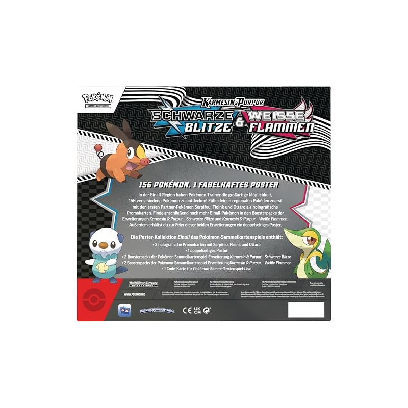 Pokémon - Trading Card Game: Poster Collection Einall (3 Holographic