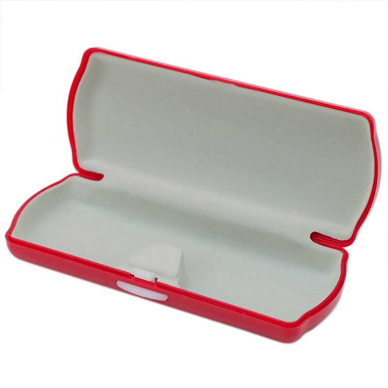 Pearl SP-53RE Eyeglass Case, Hard Type, Red