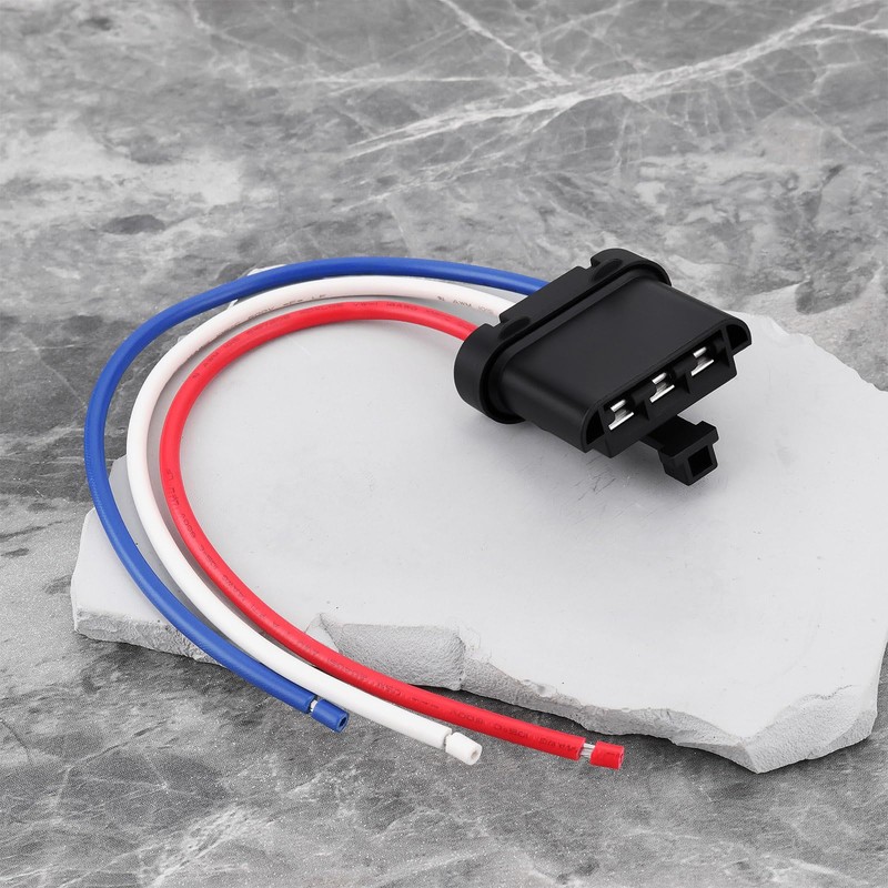 ECSiNG Cooling Fan Motor Harness Connector 3P Compatible with Ford