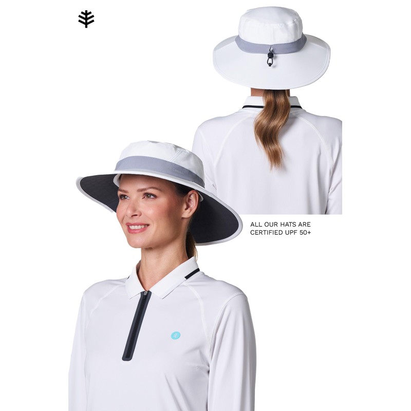 Performance Golf Hat with Wide Brim - UPF 50+ Sun