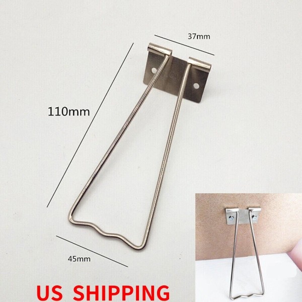 Unbranded 2x Metal Picture Photo Frame Back Board Pedestal Bracket