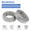 GOLKNHA Steering Stem Bearing Seal Cover Kit for YZ125 1996-2022,