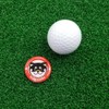 HOKUSHIN TRADING Golf Ball Marker Wakodo Acrylic Marker Red MK0481