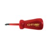 C.K T48345-2 Stubby Vde/1000V Slim Screwdriver Mod2 (Plusminus), Red