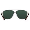 Piranha Eyewear Outpost Polarized Aviator Sunglasses for Men with Green