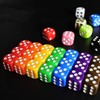 Dice Set 30PCS - 6 Sided 16mm 6 Colours Spot