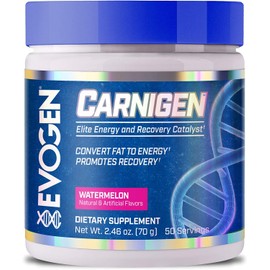 Evogen Carnigen, Tartrato De Carnitina, En Polvo, Acetyl-L-Carnitina (SANDIA) 50 Servicios                                                            