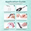 Modelones Slip Solution Nail Shapes Set with 120 Pieces Nail