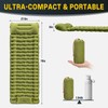 Sleeping Pad for Camping, Built-in Pump with Pillow