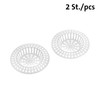 Westmark 2 Abfluss-Siebe/Ausgussfilter, ø 7 cm, Rund, Kunststoff, Weiß, 52072270