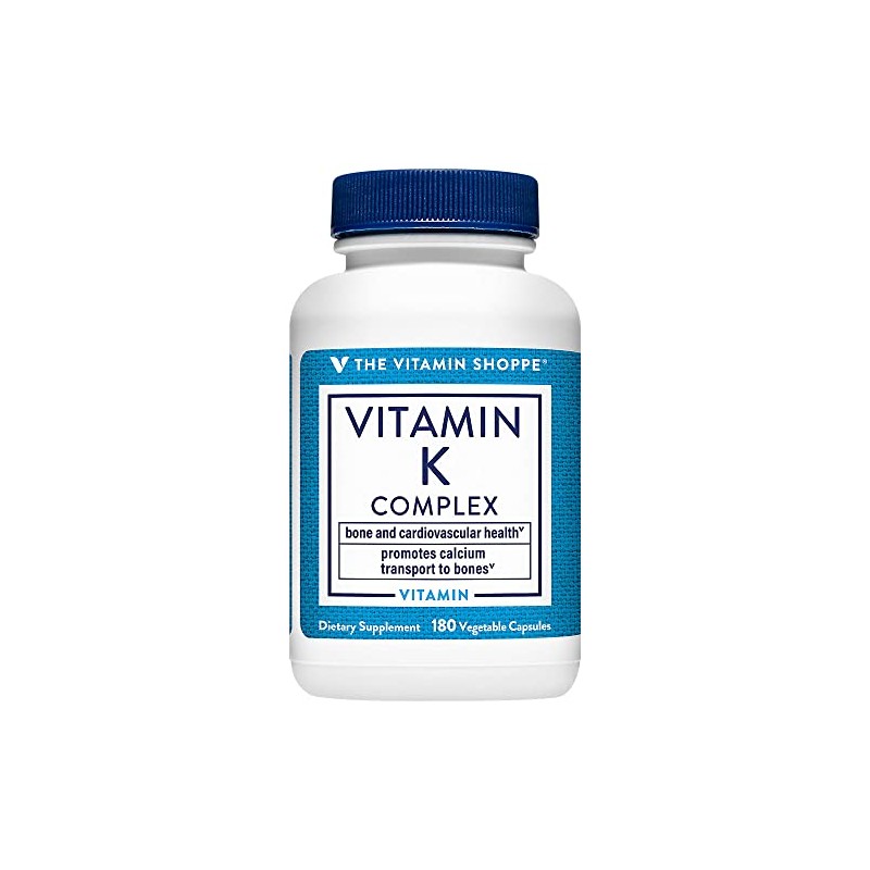 Vitamin K Complex - Bone & Cardiovascular Health (180 Vegetable