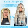 Ukira Blond Hair Extensions, Clip in Hair Extensions Human Hair