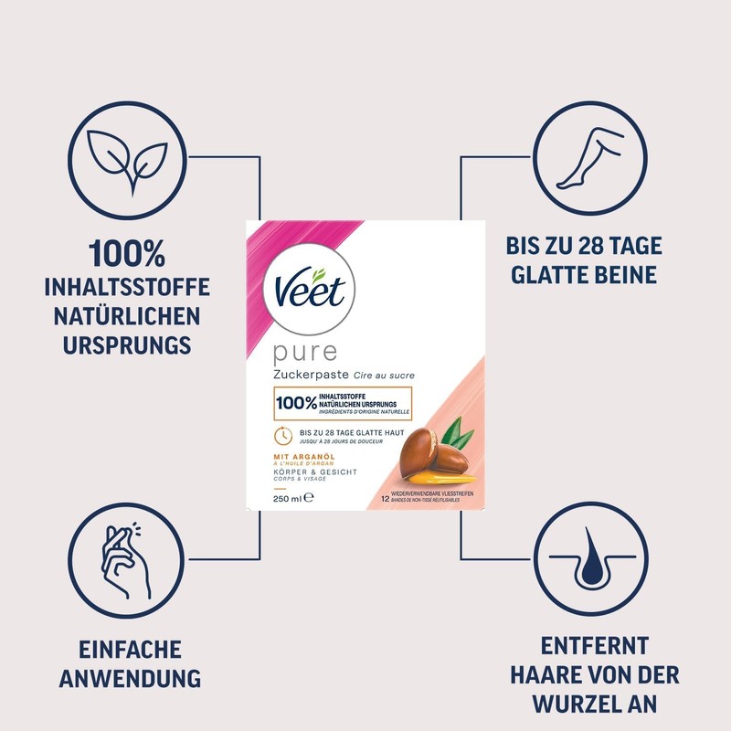 Veet Sugar Paste for Hair Removal 250 ml + Veet