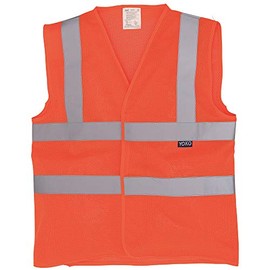 Yoko Hi-Vis Open Mesh Vest / Jacket (L) (Hi Vis Orange)
