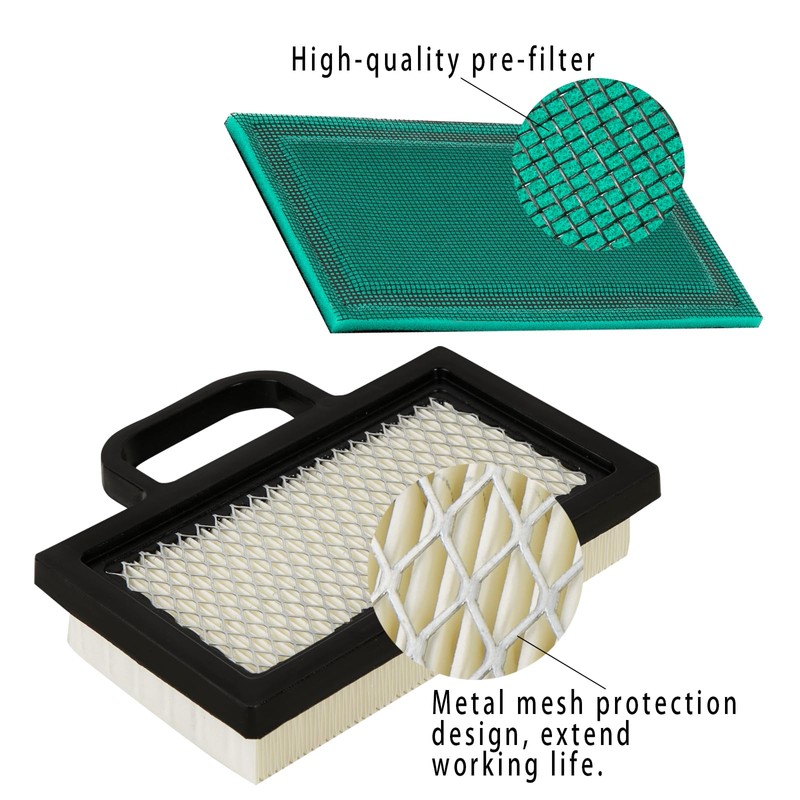 DemJamr 2 Pack 499486S Air Filter with 273638S Pre Filter
