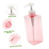 ULTECHNOVO Square Refillable Hand Soap Dispenser with Pump Liquid Bottle