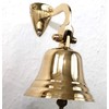 dekoundmeer Wall Bell Polished Brass 230 g Diameter 8 cm