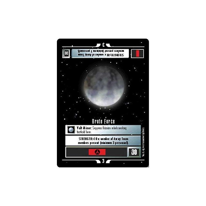 Decipher Star Trek CCG 1E AU Alternate Universe Brute Force