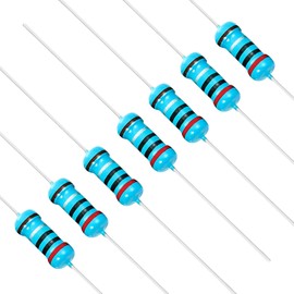 Chanzon 50pcs 1W 2 Ω ohm Metal Film Fixed Resistor 0.01 ±1% Tolerance 2R MF Through Hole Resistors Current Limiting Rohs Certificated