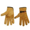 TMZHISTAR Cowhide Leather Work Gloves for Men and Women,Gardening Gloves,Driving