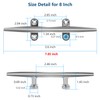 Boat Cleats 8 Inch 4 Pack, Dock Cleats 316 Stainless
