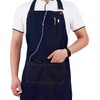 Denim Apron with Pockets for Men Women Chef Kitchen BBQ