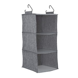 Household Essentials Closet Storage Hanging Shoe Organizer, Graphite