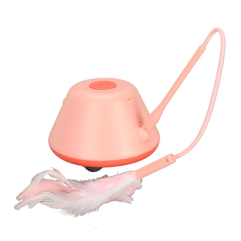 Electric Cat Feather Toy USB Charging Automatic Rotating Interactive Cat