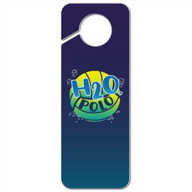 GRAPHICS & MORE Water Polo Ball H2O Plastic Door Knob Hanger Sign