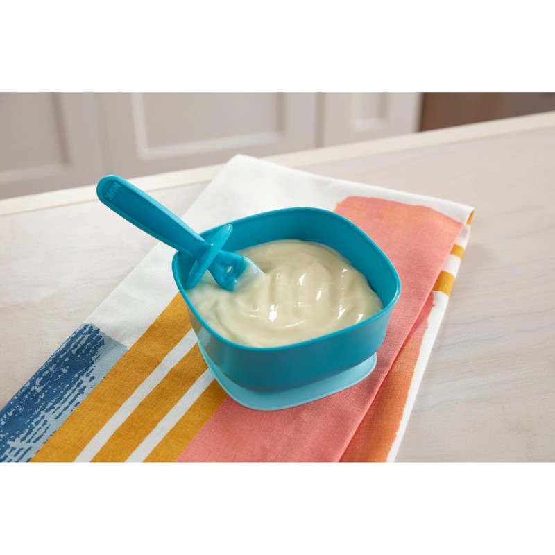 NUK Pretensil Dipper Spoons and Forks, 4 Pack, 6+ Months