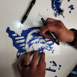 Tweedy Lite Weeding Hook Comes with Build in LED Light. Perfect for Vinyl, Paper & Iron-on Projects, Great Companion for Cricut or Any Cutting Machines