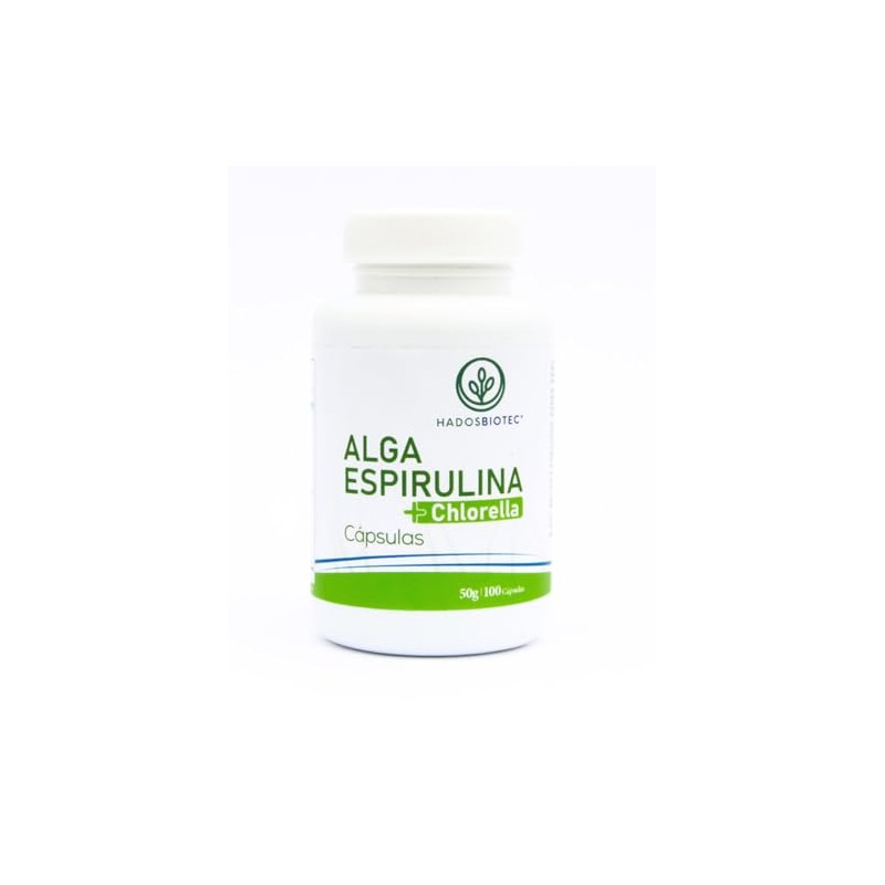Alga Espirulina y Chlorella en Capsulas, Pack de 3 Piezas