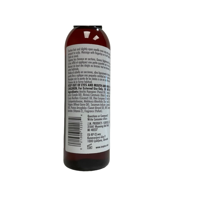 Isoplus Black Castor oil & coconut oil Hair and Scalp