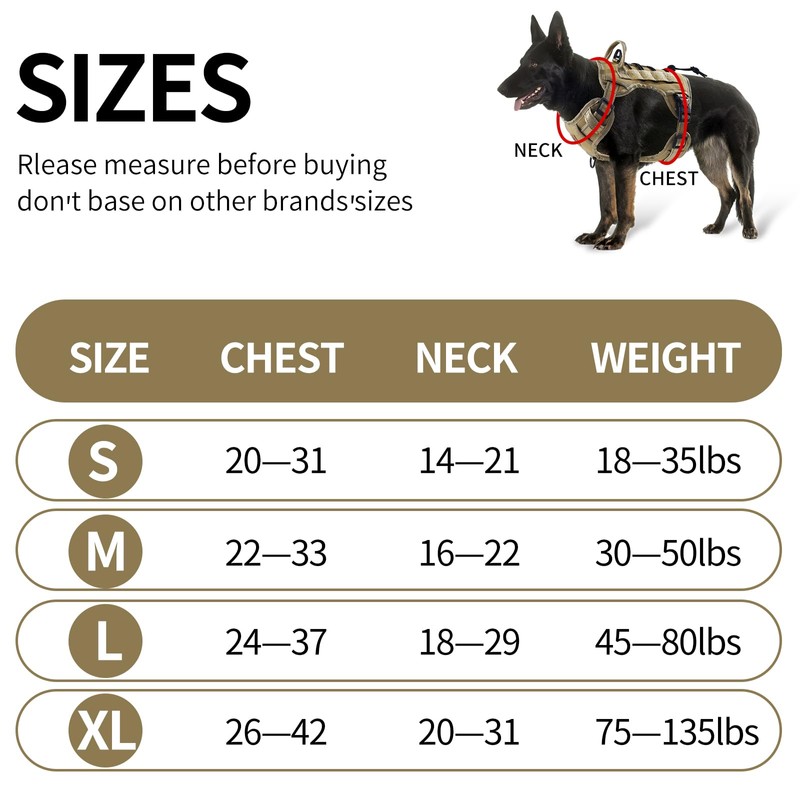 PET'S HUB Large Dog Harness, No Pull Pet Harness With