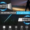 NAKCNM Rechargeable Flashlight High Lumens 2000, 5 Modes Small Powerful