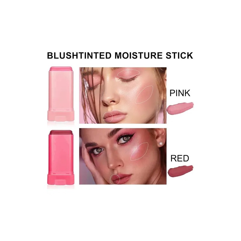 Rubor Barra Lotlash Rosa Pack 3 Tonos Para Labios Y