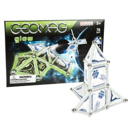 Geomag 332 Kids Panels Glow Space, 76-teilig