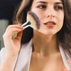Tavvke 4 Pcs Facial Fan Brushes, Soft Bristle Face Highlighting