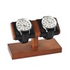 Papten SM21503 Wristwatch Stand, Wooden, For 2 Pieces, Luxurious, Stylish,