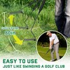 3 BUZZLETT Grass Whip with Double-Edged Serrated Blade, Grass Cutter