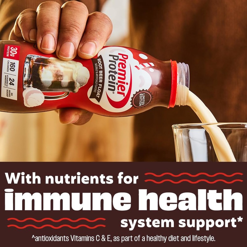Premier Protein Shake, Limited Edition, Root Beer Float, 30g Protein,