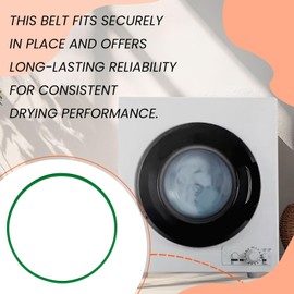 BCED26 Dryer Fan Belt Compatible with Black+Decker Mini Compact Dryer