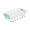 Sterilite Large Clip Storage Box Container (12 Pack) + Small